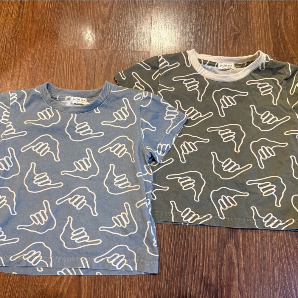 Of One Sea - boys shaka print t-shirts